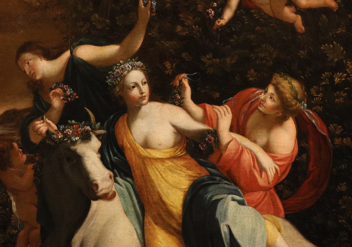 L'enlèvement d'Europe, Simon Vouet (Paris, 1590 – 1649) atelier/suiveur de-photo-3