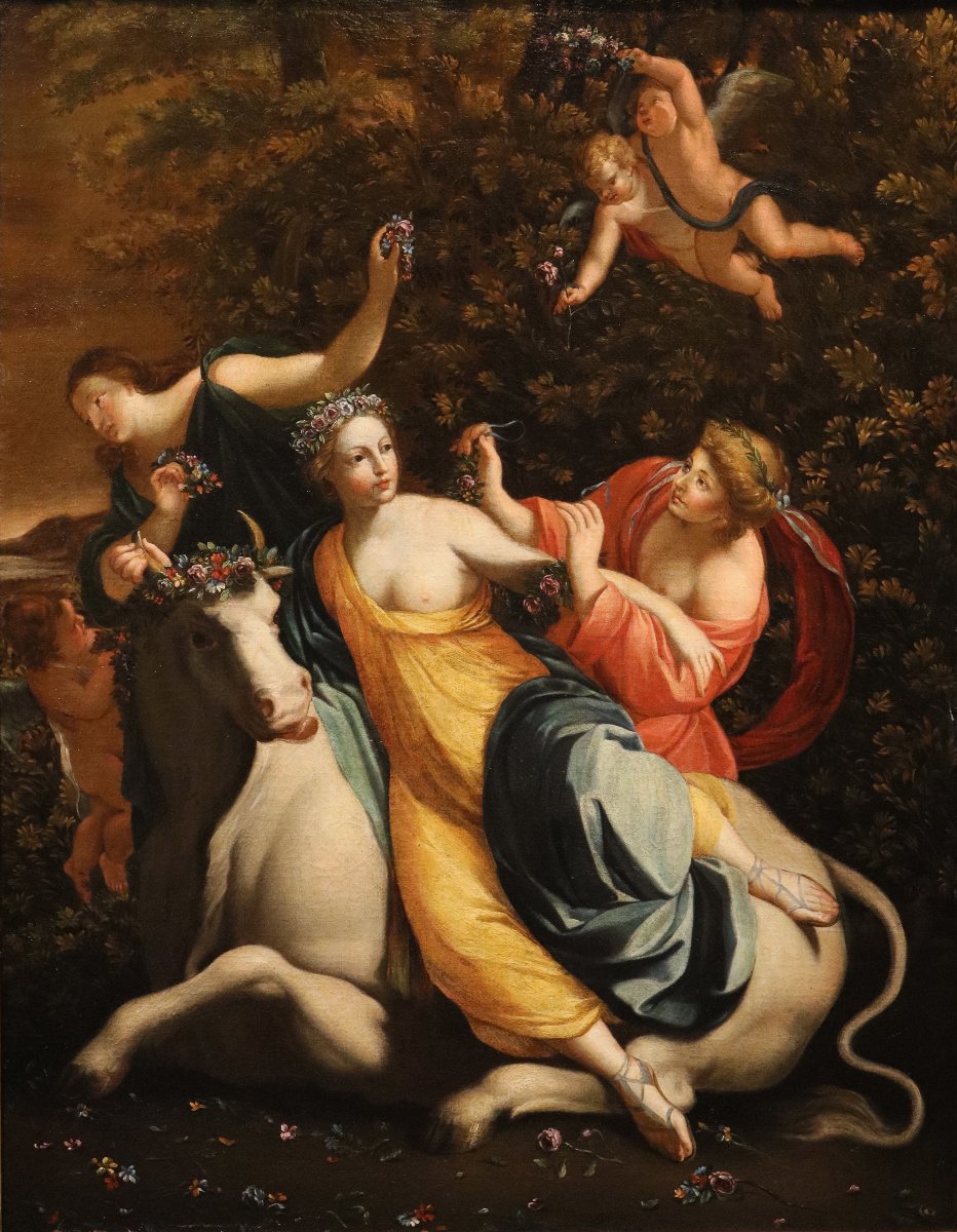L'enlèvement d'Europe, Simon Vouet (Paris, 1590 – 1649) atelier/suiveur de