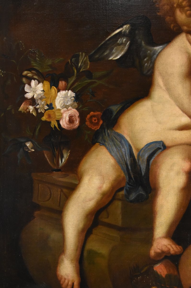 Erasme Quellinus (anvers 1607-1672), Allégorie De La Vanité De La Vie Ou De La Jeunesse-photo-2