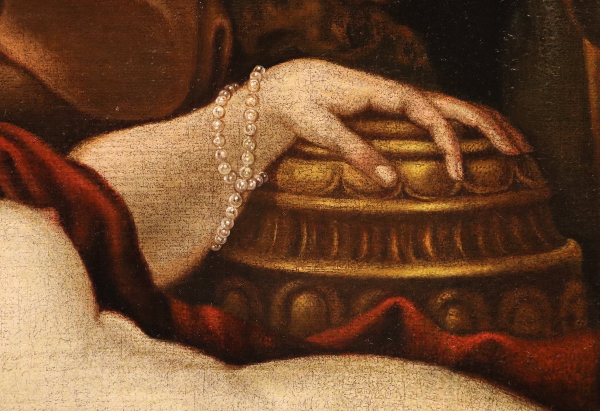 Sleeping Venus With Cupid, Alessandro Varotari, Known As "il Padovanino" (1588–1649) Workshop Of-photo-4