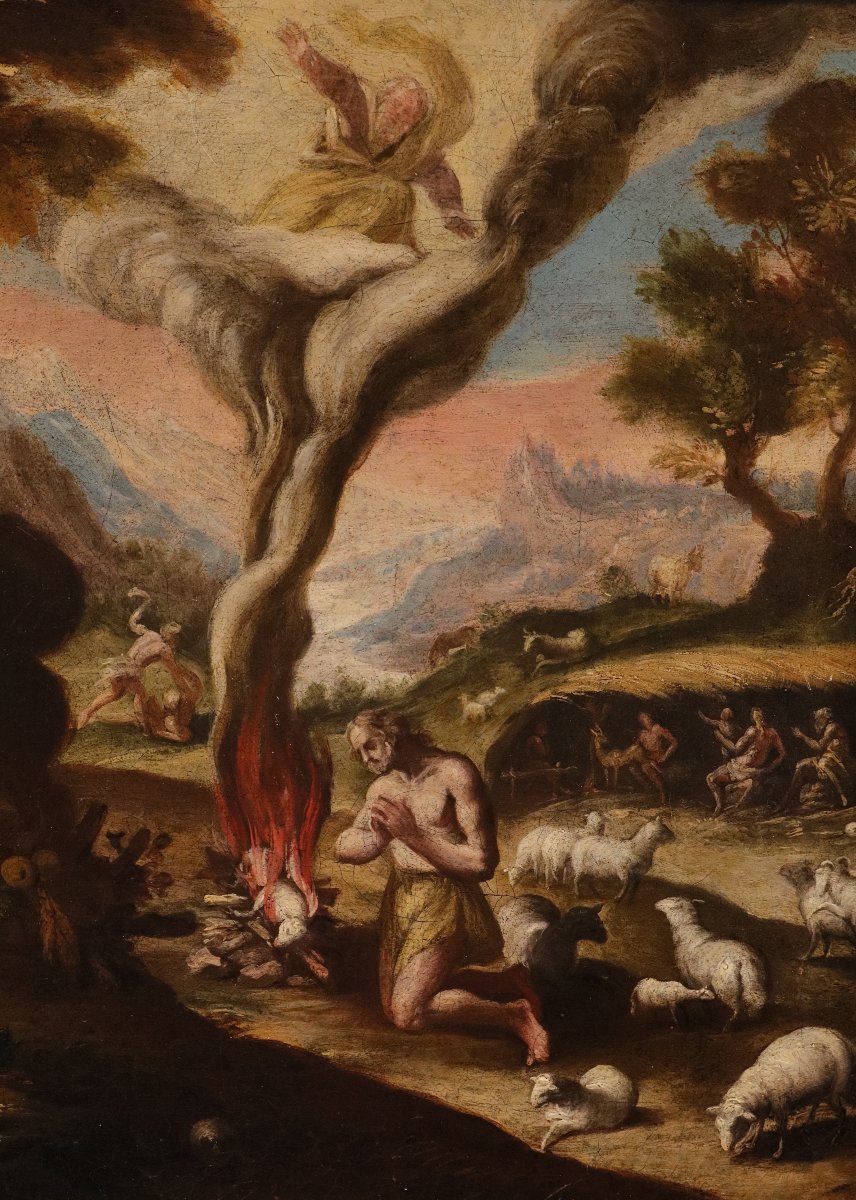 Maarten De Vos (antwerp, 1532–1603), Adam And Eve After The Fall / Cain And Abel-photo-4