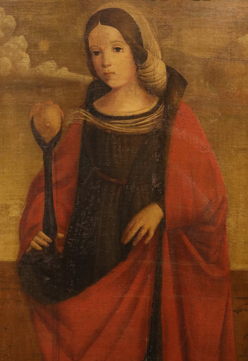 Saint Agatha, Francesco Di Girolamo Da Santacroce (venice, 1516–1584)-photo-3
