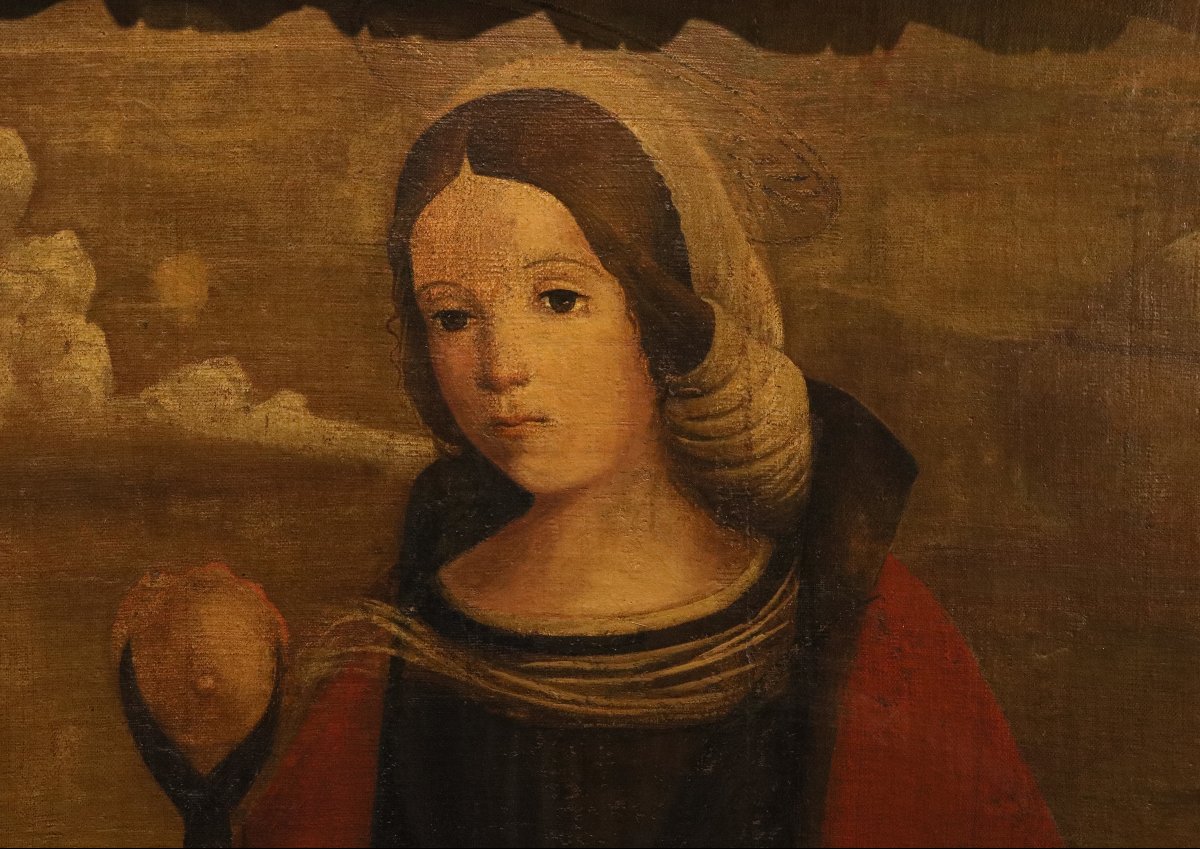 Saint Agatha, Francesco Di Girolamo Da Santacroce (venice, 1516–1584)-photo-4