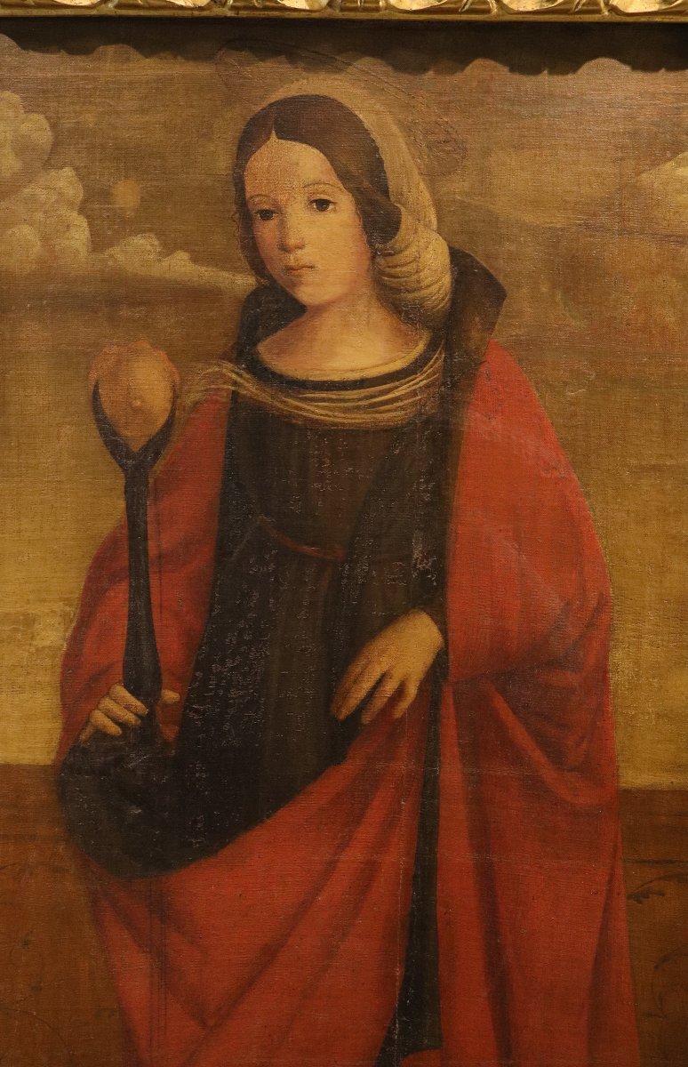 Saint Agatha, Francesco Di Girolamo Da Santacroce (venice, 1516–1584)-photo-1