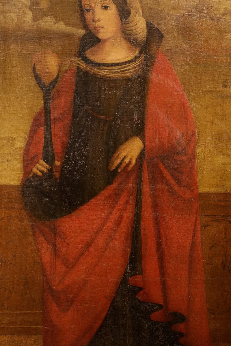 Saint Agatha, Francesco Di Girolamo Da Santacroce (venice, 1516–1584)-photo-2