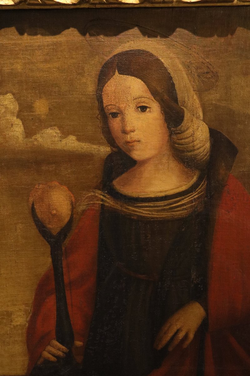 Saint Agatha, Francesco Di Girolamo Da Santacroce (venice, 1516–1584)-photo-3