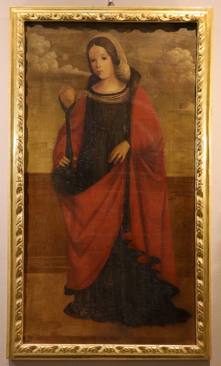 Saint Agatha, Francesco Di Girolamo Da Santacroce (venice, 1516–1584)