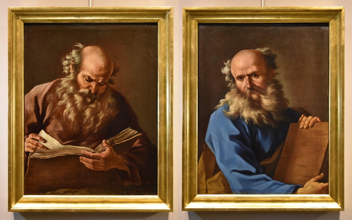 Portrait du philosophe Démocrit, Giovanni Battista Beinaschi (Fossano vers 1634 - Naples 1688)-photo-2
