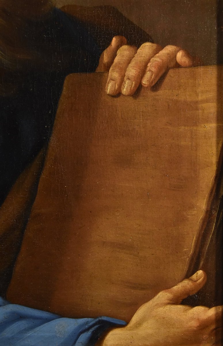 Portrait du philosophe Démocrit, Giovanni Battista Beinaschi (Fossano vers 1634 - Naples 1688)-photo-4