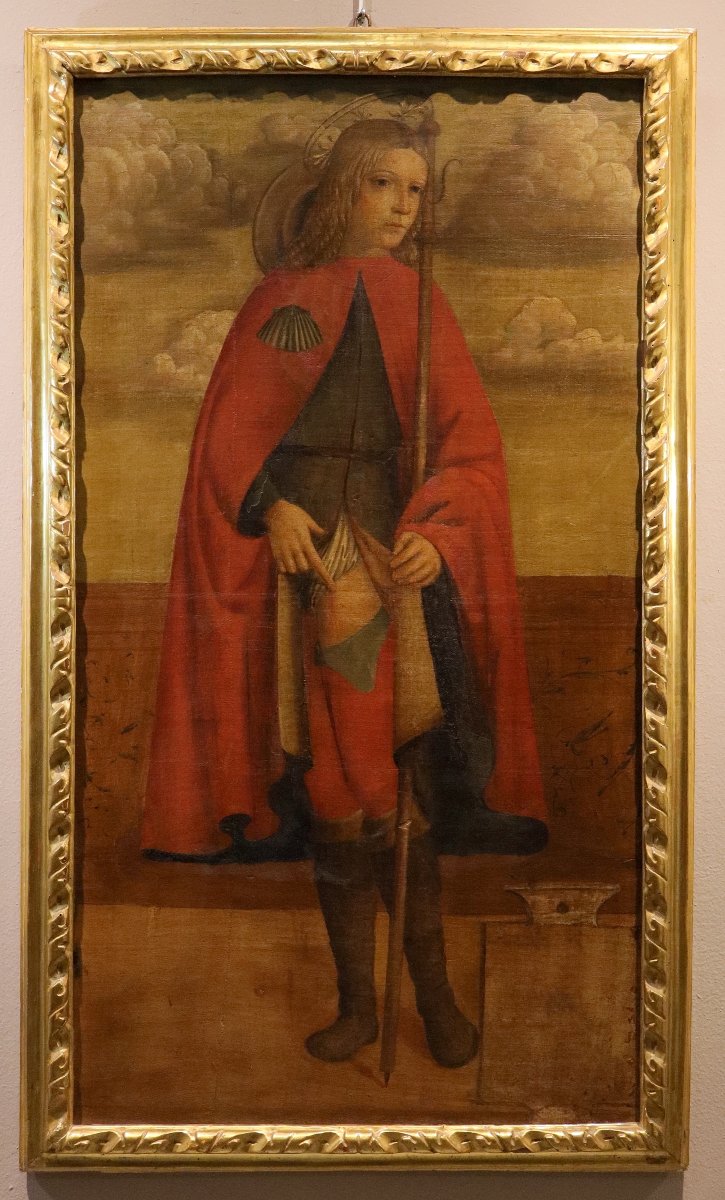 St. Roch, Francesco Di Girolamo Da Santacroce (venice, 1516–1584)