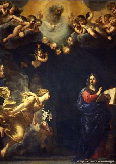L'Annonciation, Girolamo Bonini, Dit Anconitano (Ancône 1600 - Bologne 1680 C.)  -photo-8