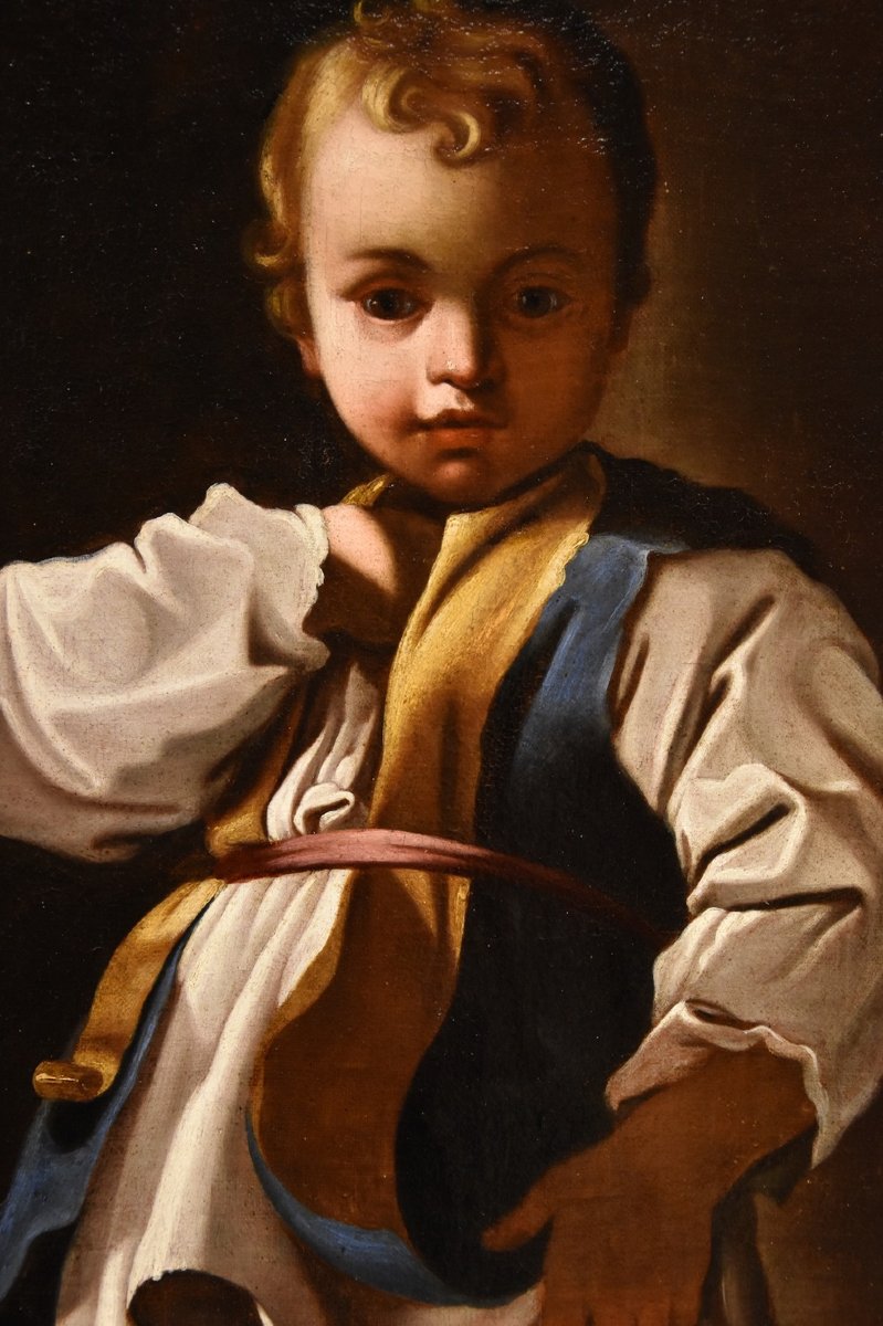 Bartolomeo Schedoni (modena 1578 – Parma 1615), Portrait Of A Child (alessandro Farnese?)-photo-4