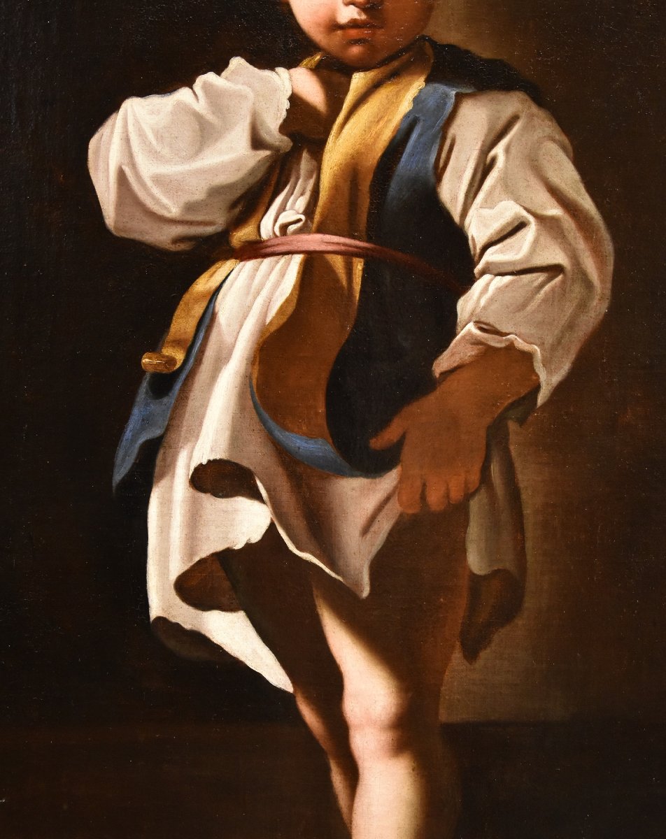 Bartolomeo Schedoni (modena 1578 – Parma 1615), Portrait Of A Child (alessandro Farnese?)-photo-1