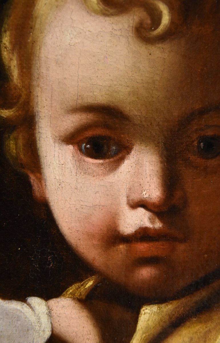Bartolomeo Schedoni (modena 1578 – Parma 1615), Portrait Of A Child (alessandro Farnese?)-photo-6