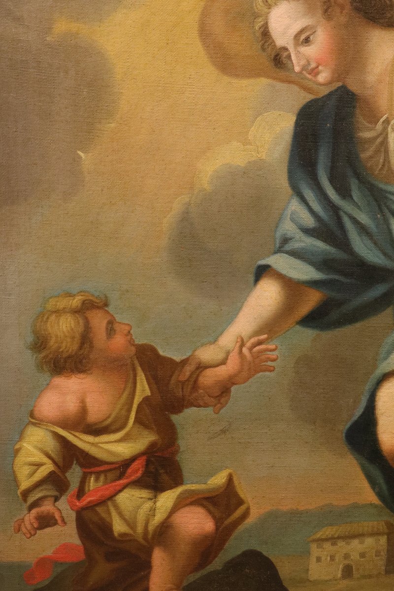 The Guardian Angel, Carlo Maratta (camerano 1625 – Rome 1713) School Of-photo-1