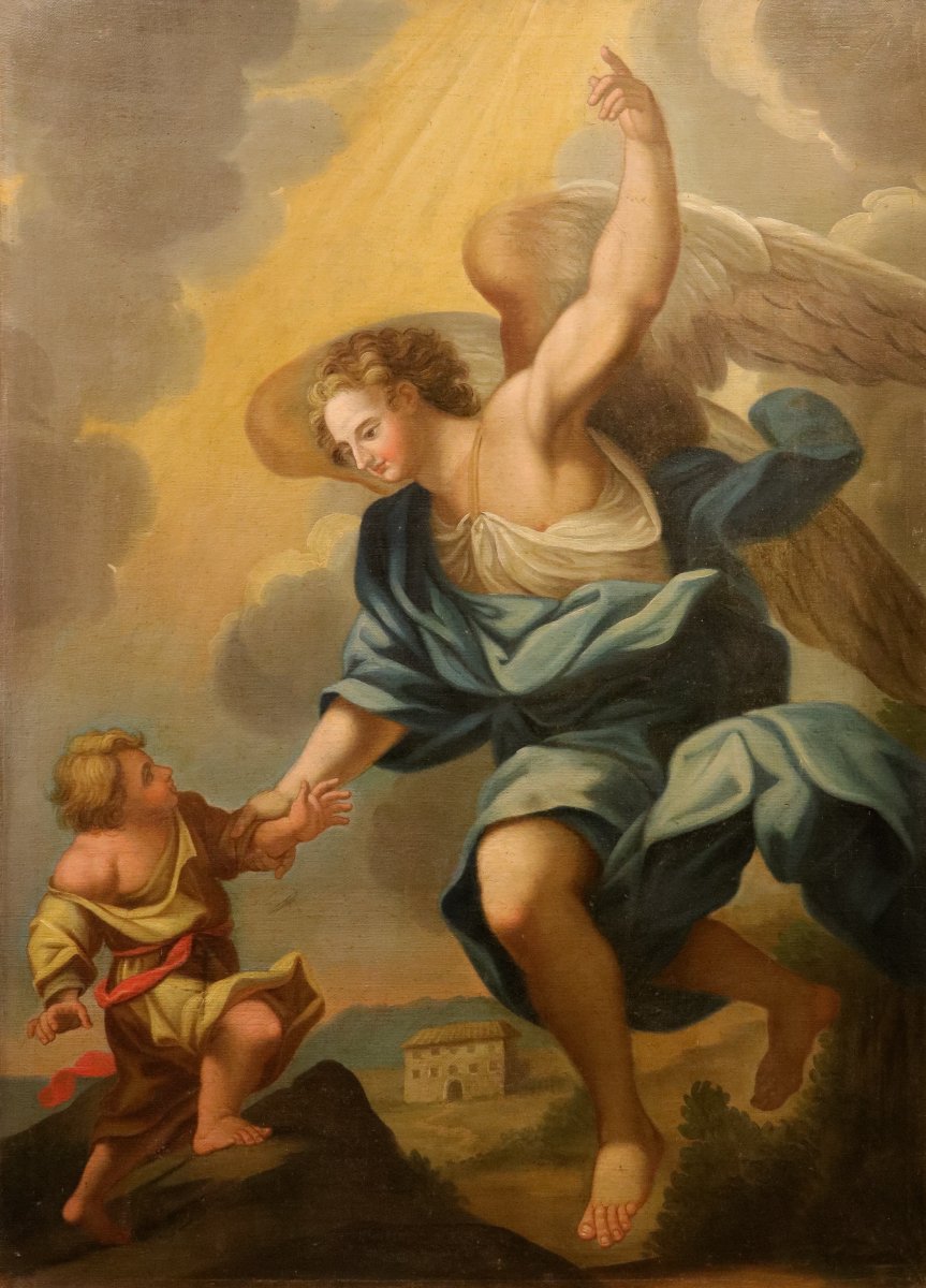 The Guardian Angel, Carlo Maratta (camerano 1625 – Rome 1713) School Of-photo-7