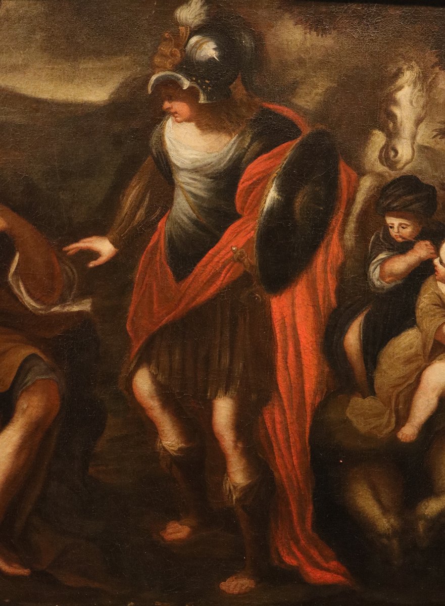  Erminia parmi les bergers , Stefano Magnasco (Gênes, 1635 – 1673) Atelier-photo-3