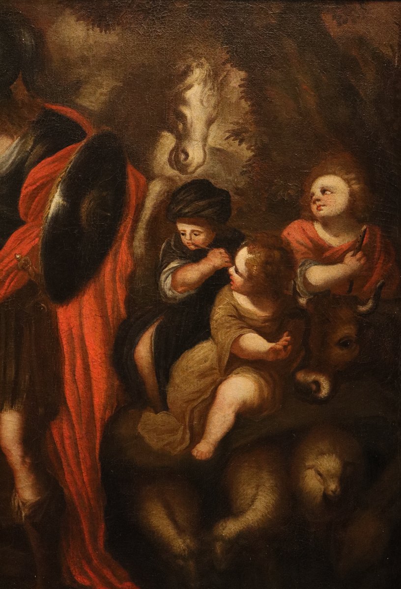  Erminia parmi les bergers , Stefano Magnasco (Gênes, 1635 – 1673) Atelier-photo-4