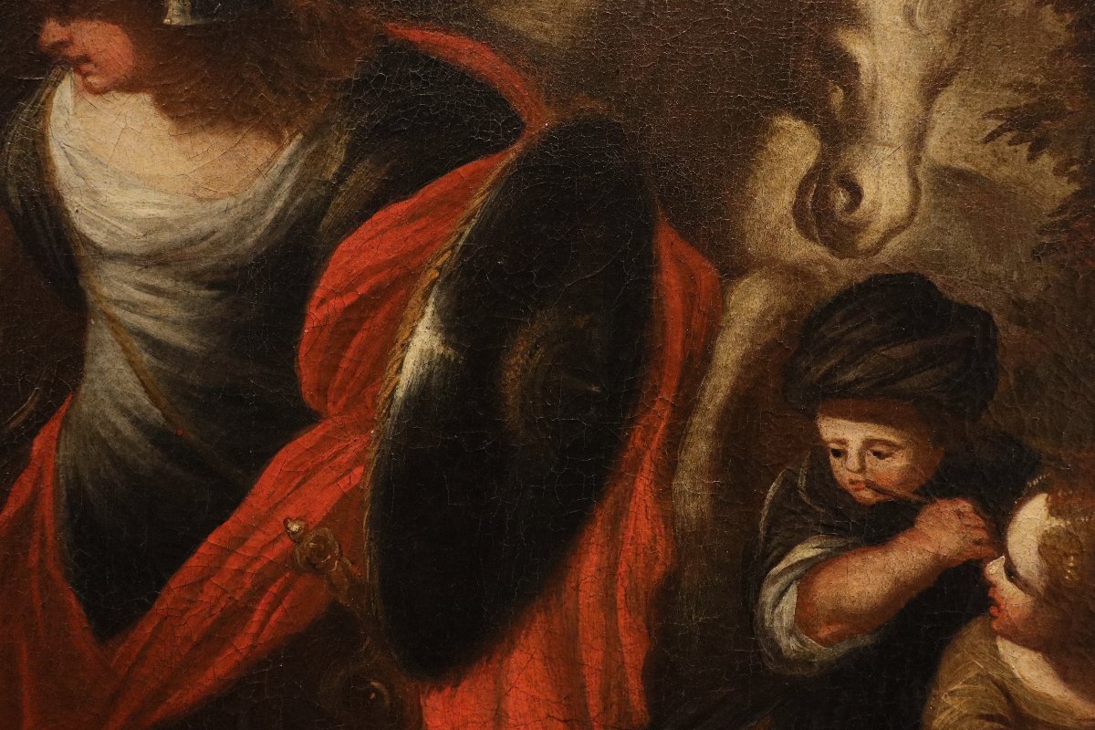  Erminia parmi les bergers , Stefano Magnasco (Gênes, 1635 – 1673) Atelier-photo-3