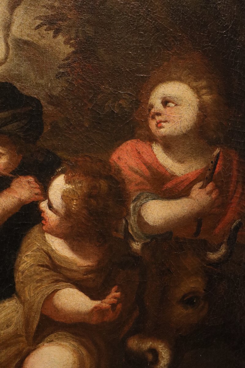  Erminia parmi les bergers , Stefano Magnasco (Gênes, 1635 – 1673) Atelier-photo-4