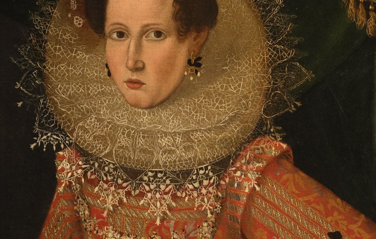 Portrait Of A Noblewoman, Alonso Sánchez Coello (valencia, 1531 – Madrid, 1588) Workshop Of-photo-2