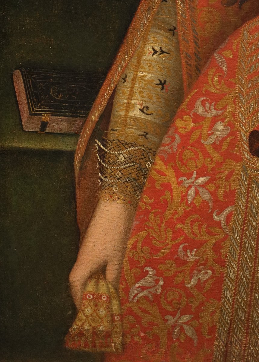 Portrait Of A Noblewoman, Alonso Sánchez Coello (valencia, 1531 – Madrid, 1588) Workshop Of-photo-4