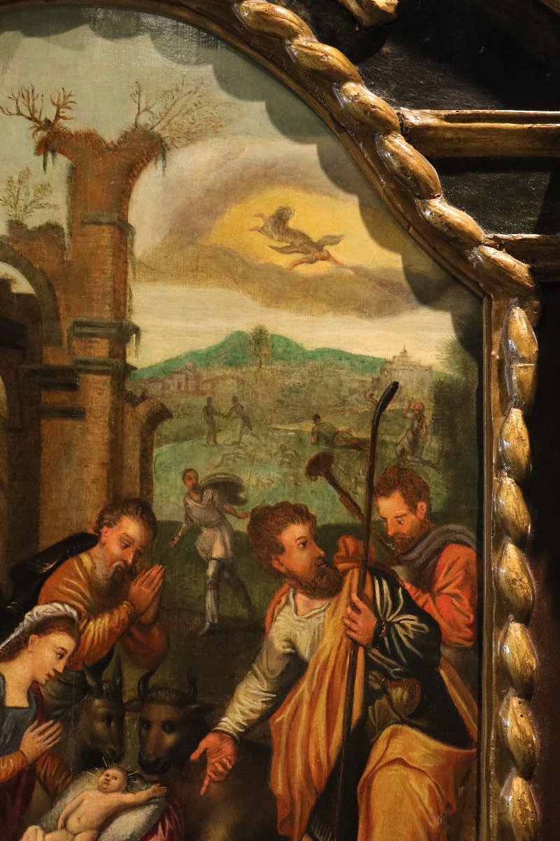 The Adoration Of The Shepherds, Pieter Pourbus (gouda 1523 – Bruges 1584) Circle-photo-3