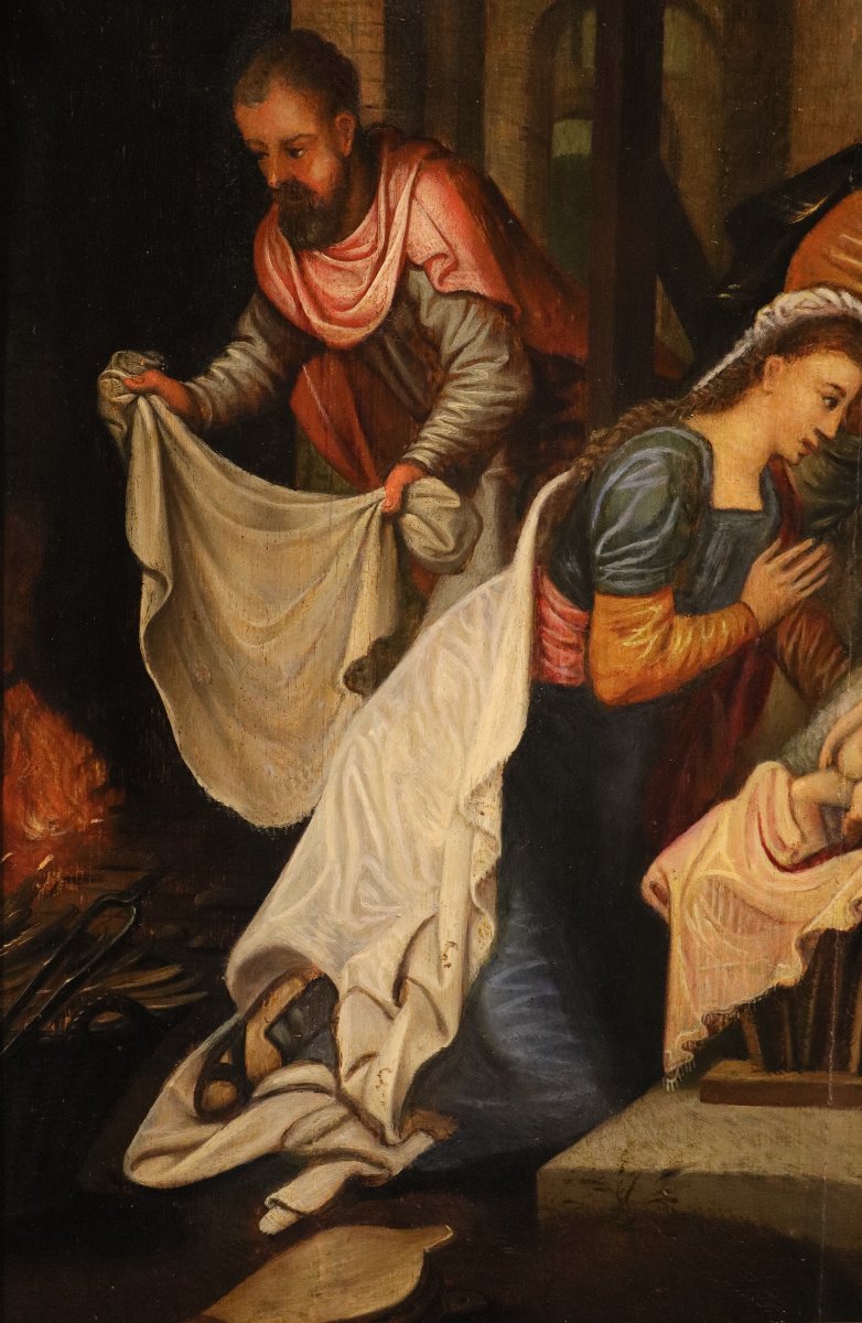 The Adoration Of The Shepherds, Pieter Pourbus (gouda 1523 – Bruges 1584) Circle-photo-3