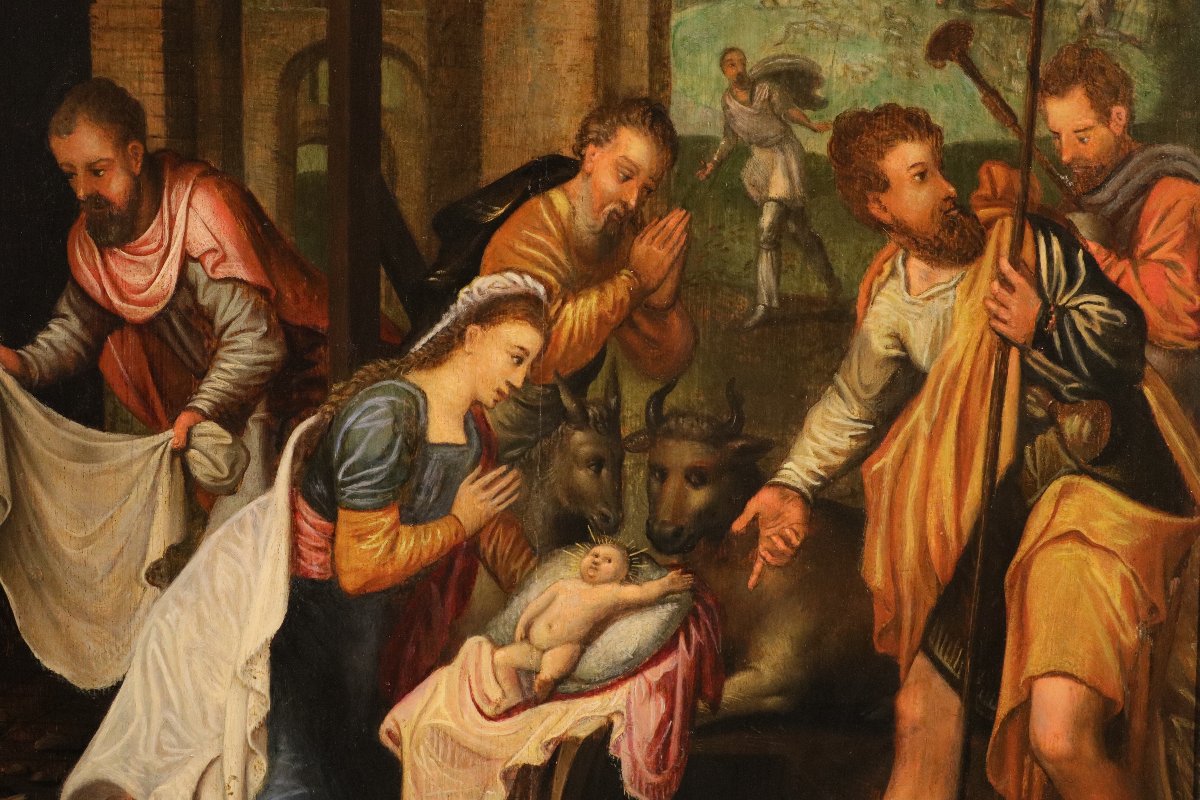 The Adoration Of The Shepherds, Pieter Pourbus (gouda 1523 – Bruges 1584) Circle-photo-4