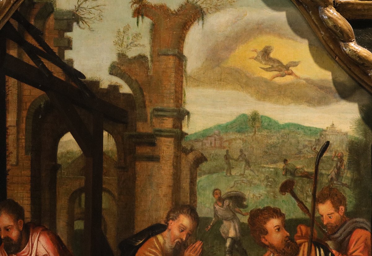 The Adoration Of The Shepherds, Pieter Pourbus (gouda 1523 – Bruges 1584) Circle-photo-5