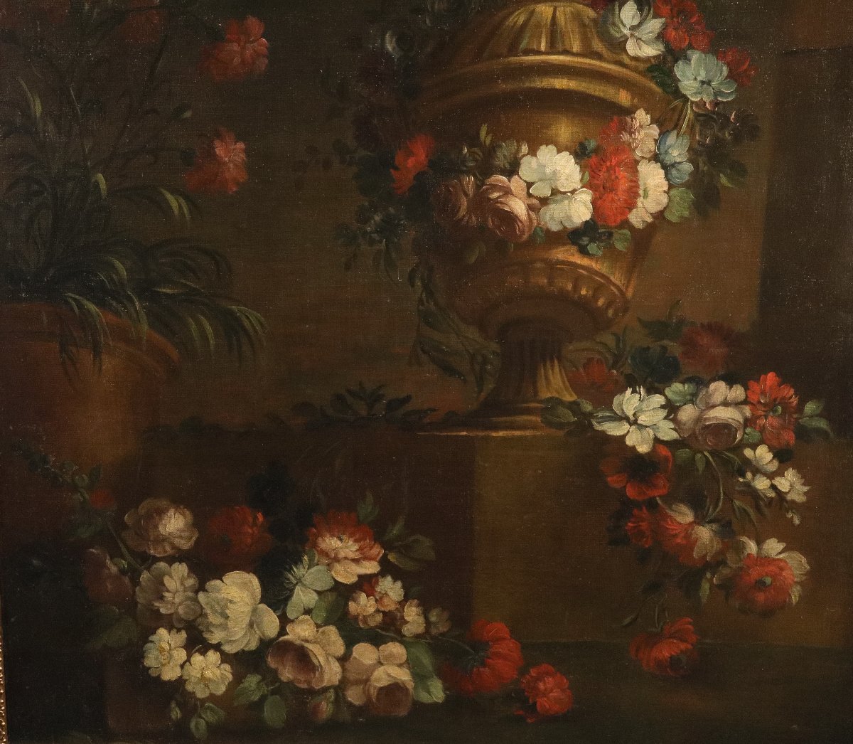 Pietro Francesco Gambone (turin 1682–1737), Floral Arrangement-photo-3