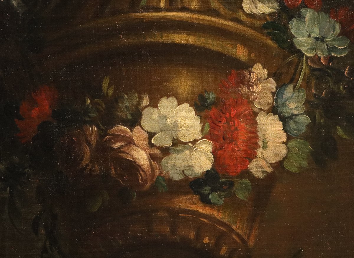 Pietro Francesco Gambone (turin 1682–1737), Floral Arrangement-photo-1