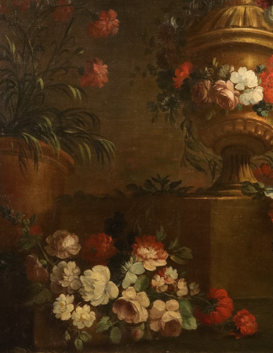 Pietro Francesco Gambone (turin 1682–1737), Floral Arrangement-photo-3