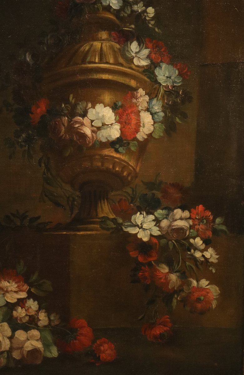 Pietro Francesco Gambone (turin 1682–1737), Floral Arrangement-photo-4