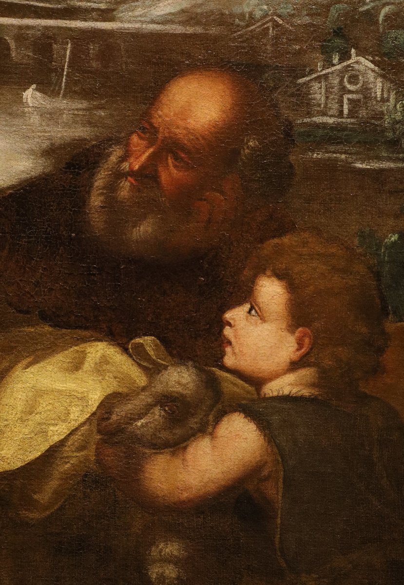 The Holy Family, School Of Tiziano Vecellio (pieve Di Cadore, 1490 – Venice, 1576)-photo-5