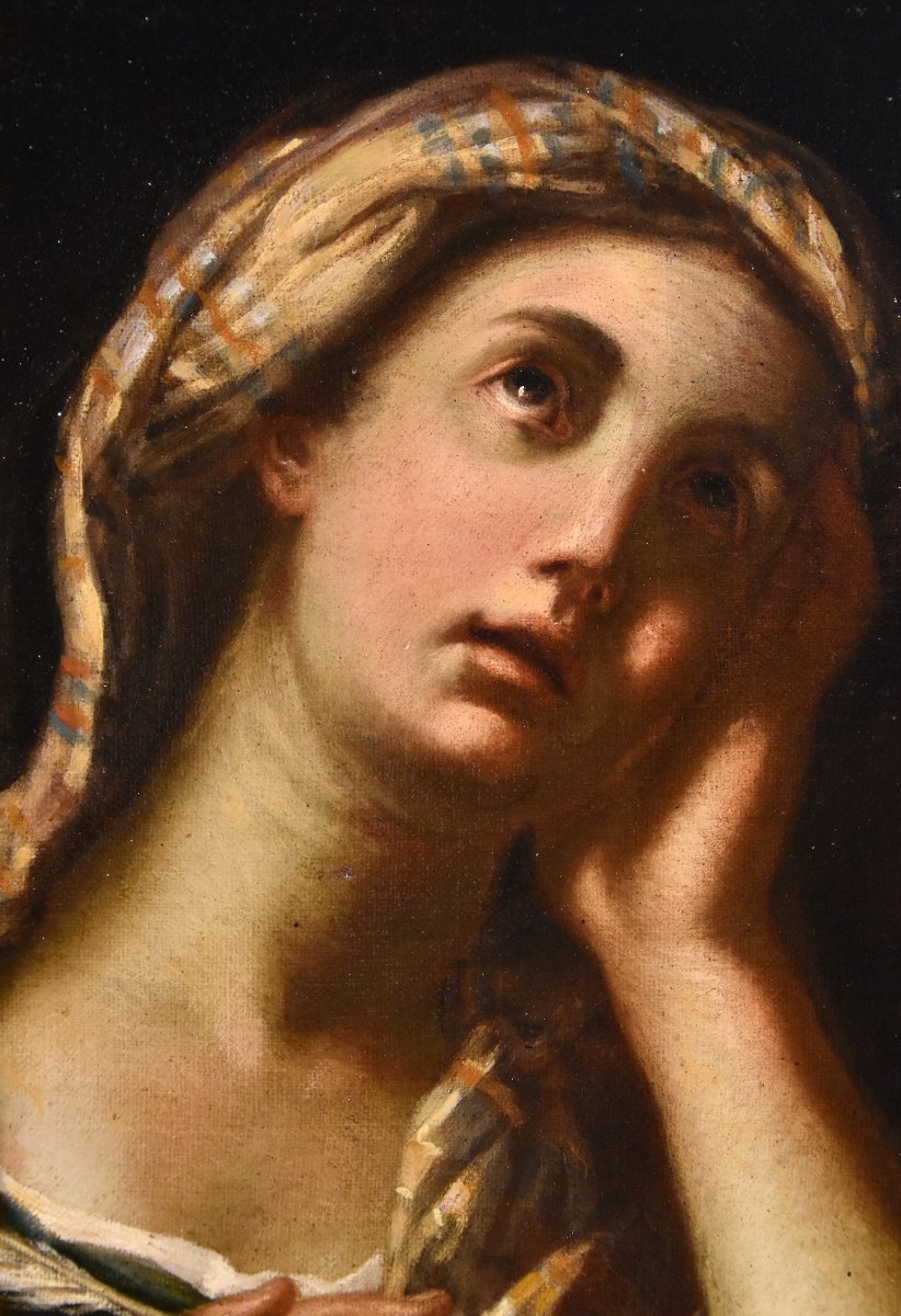 Portrait Of An Eritrean Sibyl By Giampietro Zanotti (paris 1674 – Bologna 1765)-photo-4