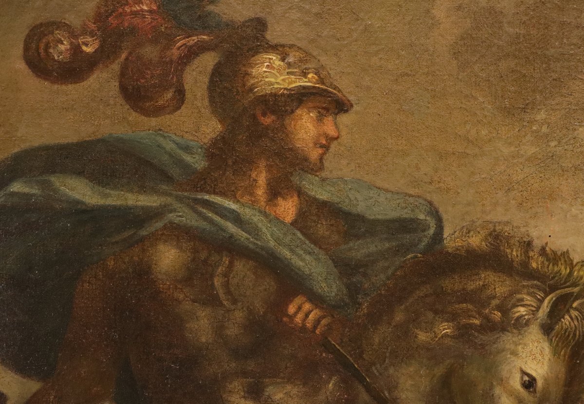 Saint Georges et le dragon, École toscane XVIIe/XVIIIe siècles -photo-4