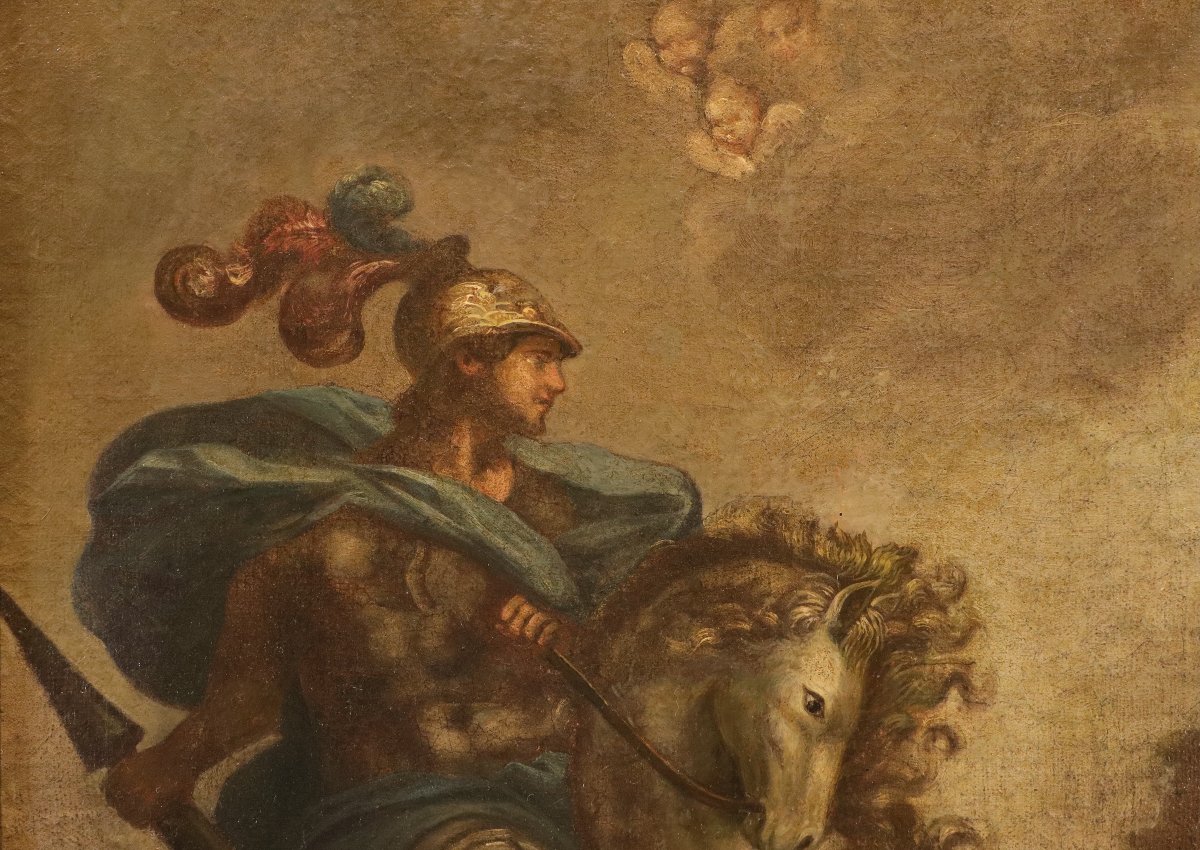 Saint Georges et le dragon, École toscane XVIIe/XVIIIe siècles -photo-5