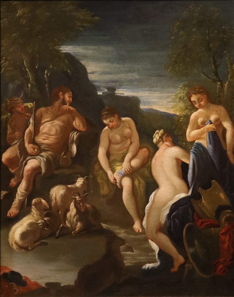  Le Jugement de Pâris, Nicola Malinconico (Naples, 1663 – 1726)