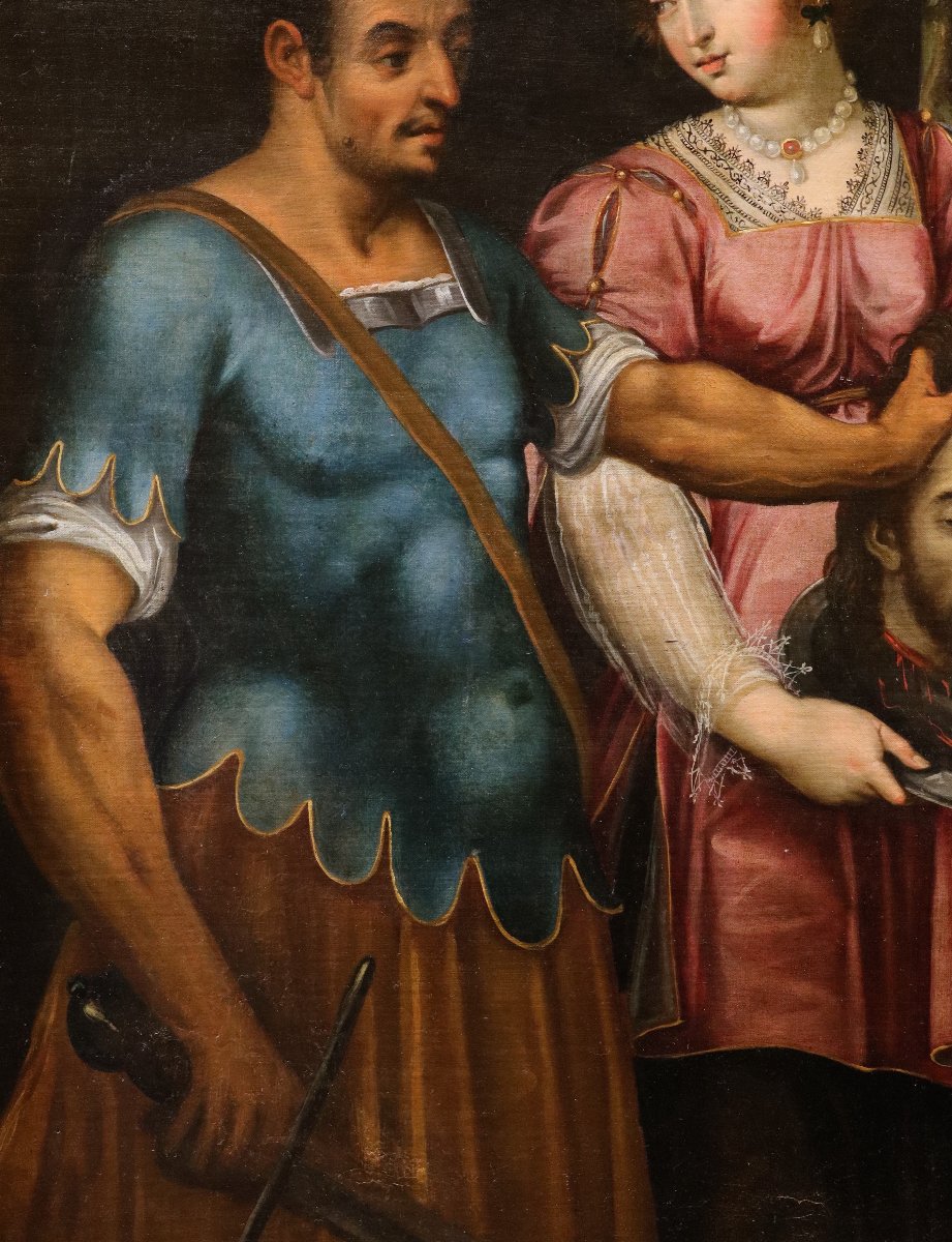 Bernardino Campi (Crémone, 1522 - 1591), Salomé avec la tête de Jean-Baptiste-photo-3