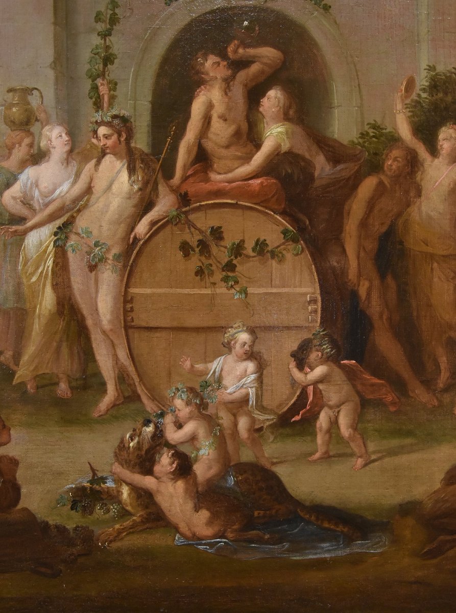 The Triumph Of Bacchus, Jean Jacques Spoede (antwerp 1680 – Paris 1757)-photo-4