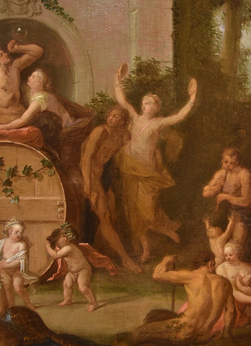 The Triumph Of Bacchus, Jean Jacques Spoede (antwerp 1680 – Paris 1757)-photo-4