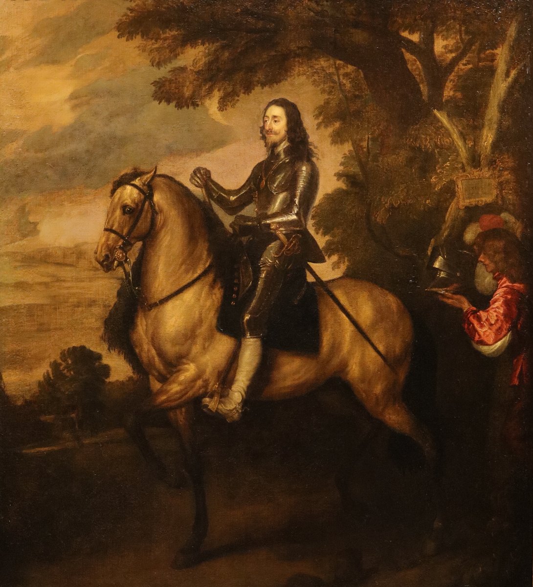 Portrait Of Charles I Of England, Anthony Van Dyck (antwerp 1599–london 1641), Follower-photo-2