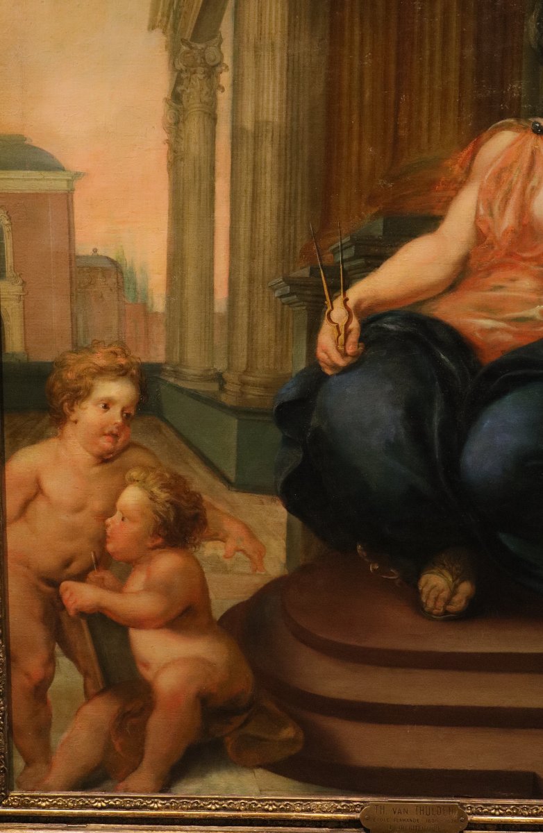 Allégorie de l'architecture, Theodoor van Thulden (1606 - 1669) attribué -photo-3