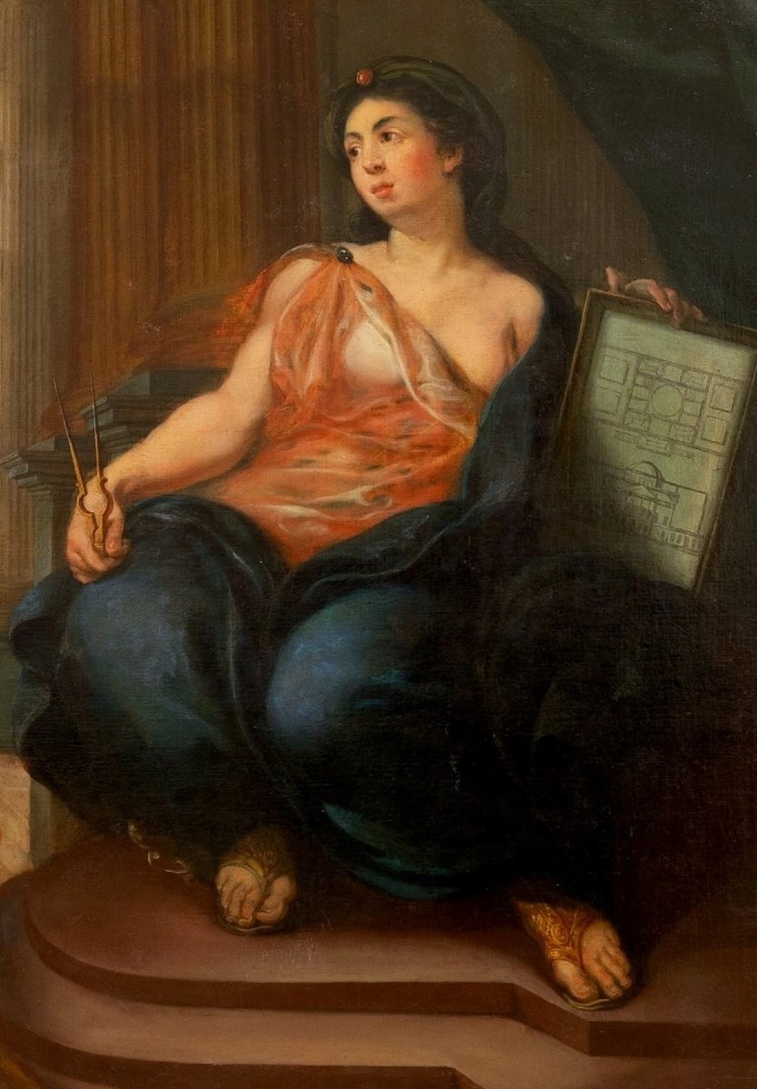 Allégorie de l'architecture, Theodoor van Thulden (1606 - 1669) attribué -photo-1