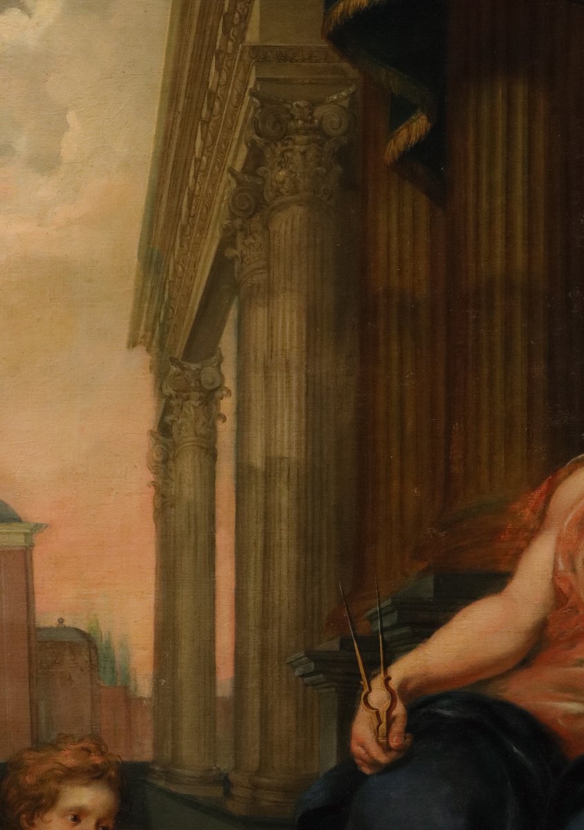 Allégorie de l'architecture, Theodoor van Thulden (1606 - 1669) attribué -photo-2