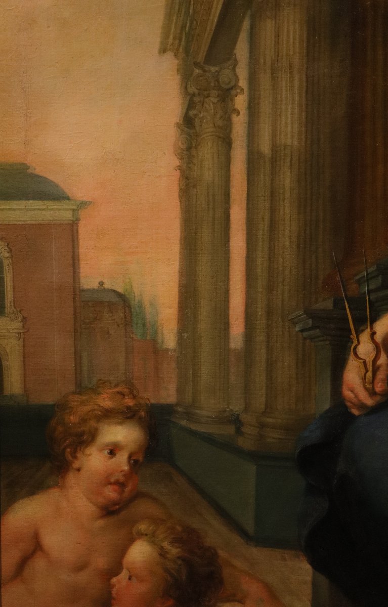 Allégorie de l'architecture, Theodoor van Thulden (1606 - 1669) attribué -photo-4
