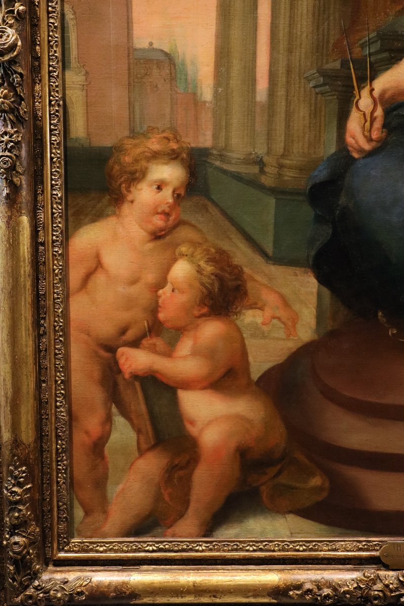 Allégorie de l'architecture, Theodoor van Thulden (1606 - 1669) attribué -photo-6