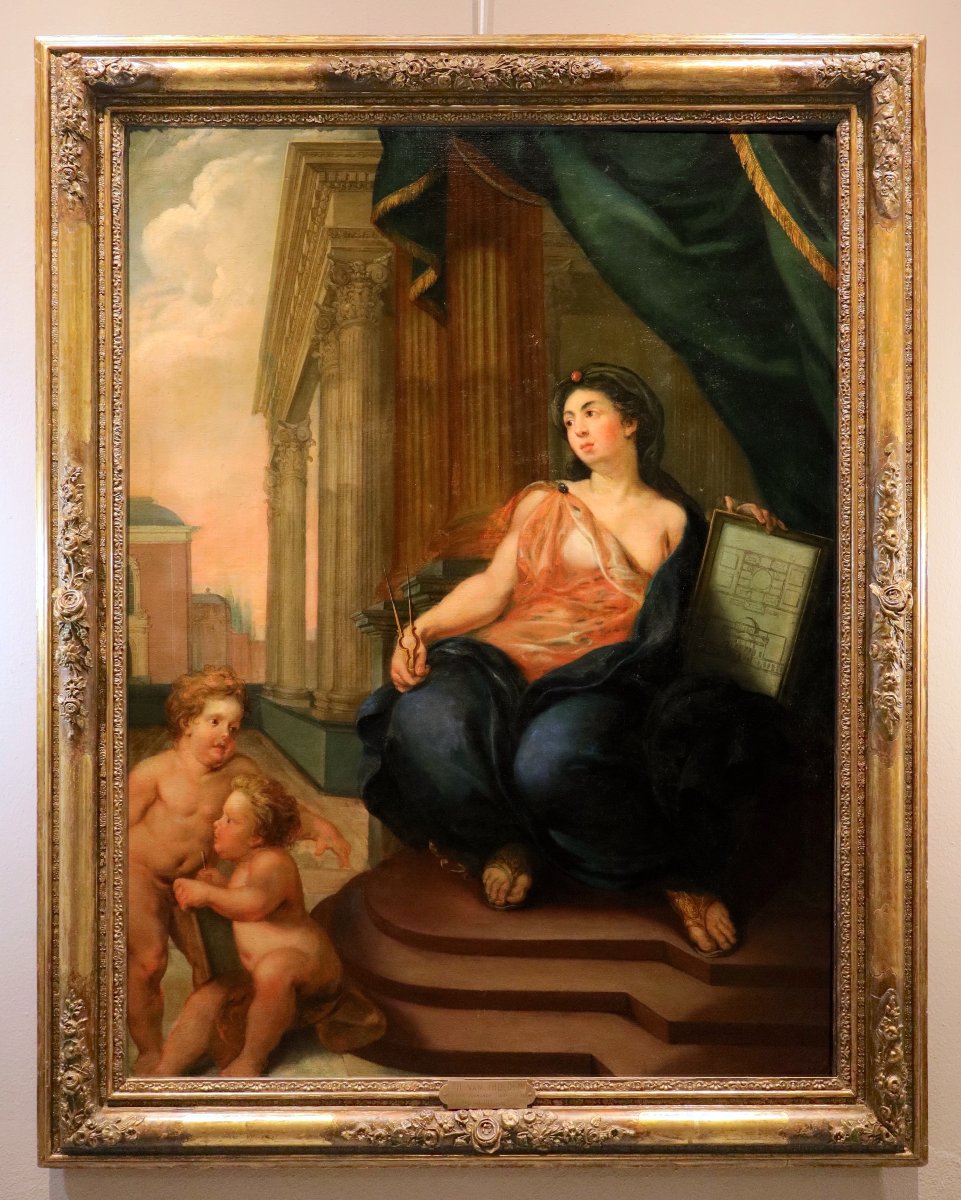 Allégorie de l'architecture, Theodoor van Thulden (1606 - 1669) attribué 