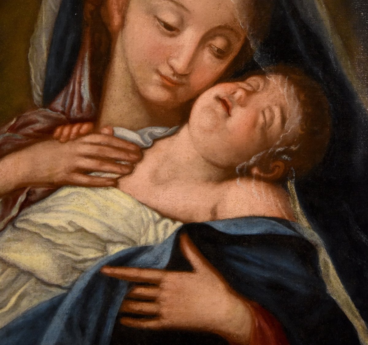 Madonna With The Sleeping Child, Giovan Battista Salvi "il Sassoferrato" (1609–1685), Follower-photo-3